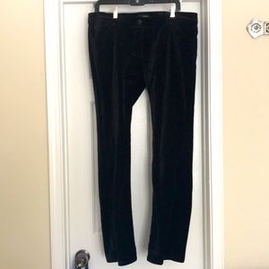 While House Black Market 5-pocket Velvety pants